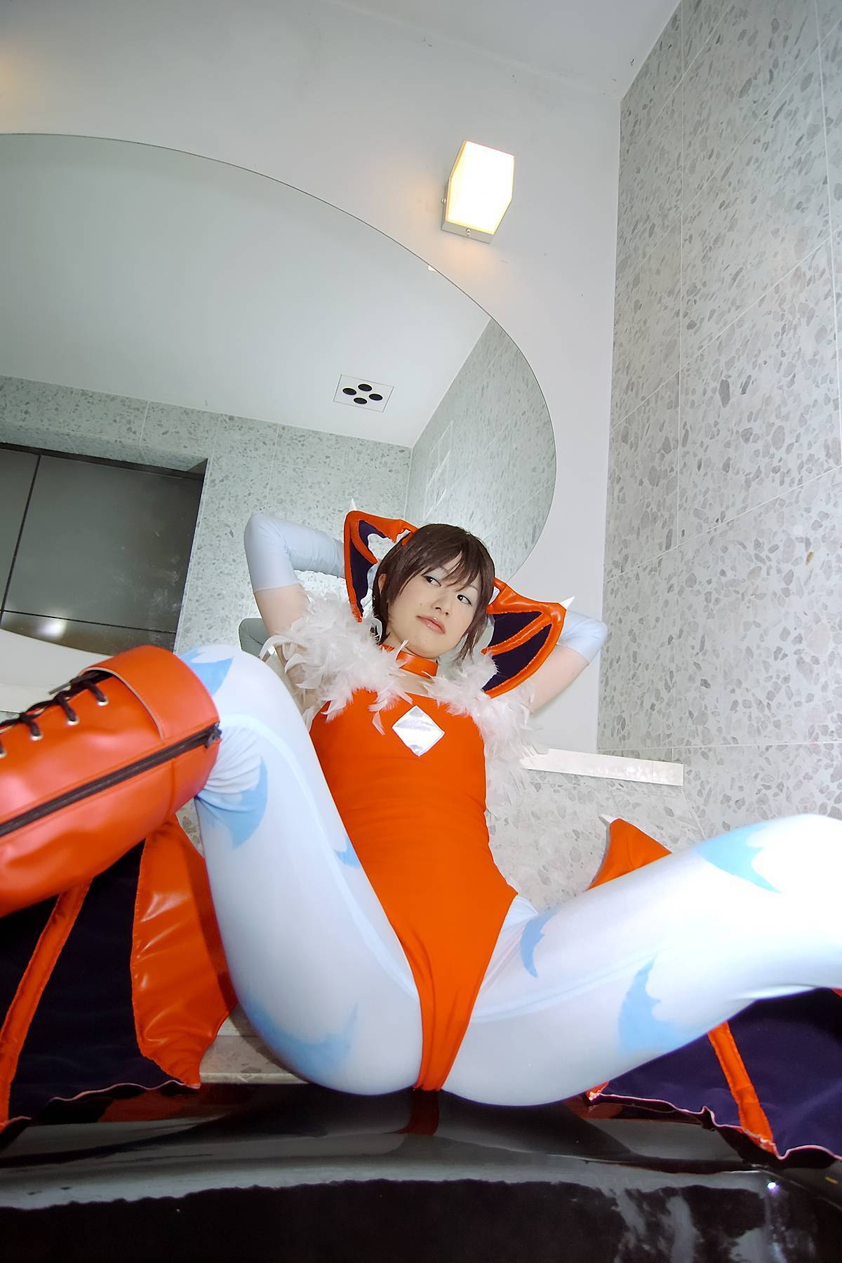 [Cosplay] 2013.04.08 Hot Lilith and Morrigan sexy Cosplay